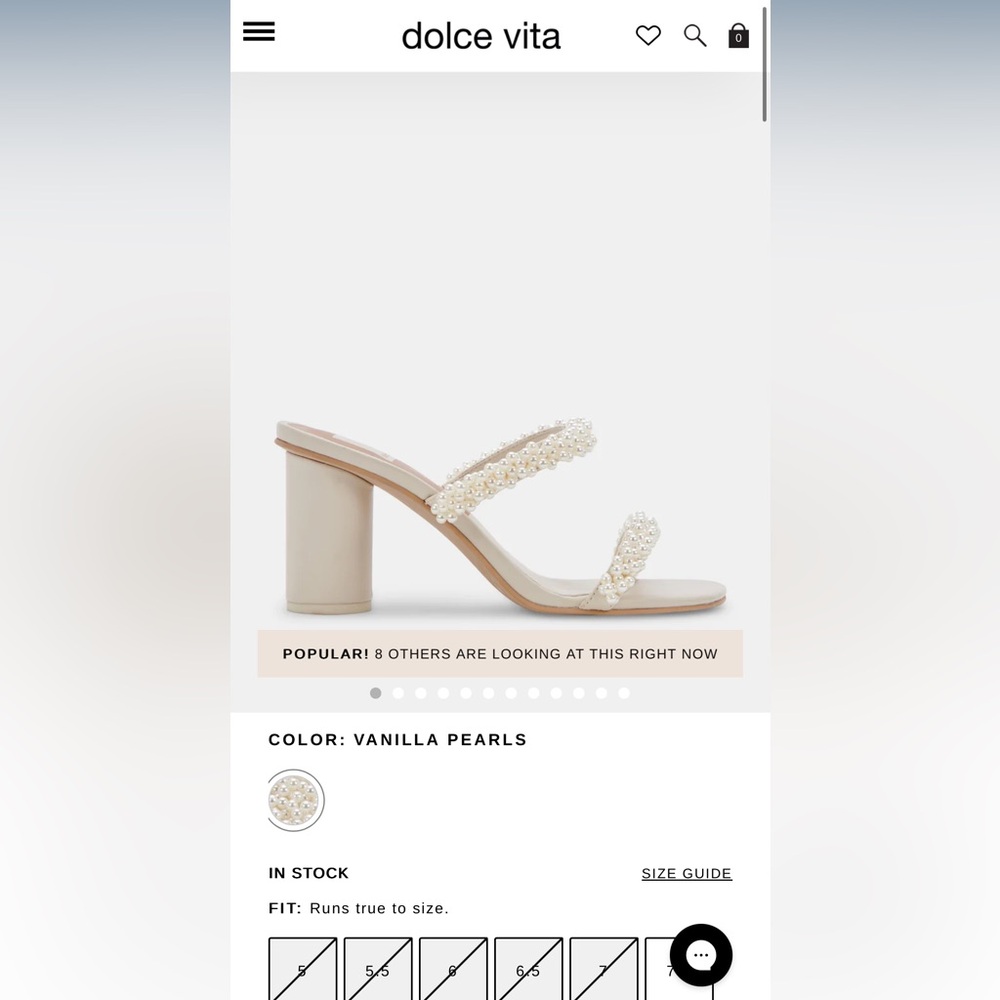 Dolce vita Noel heels size 6